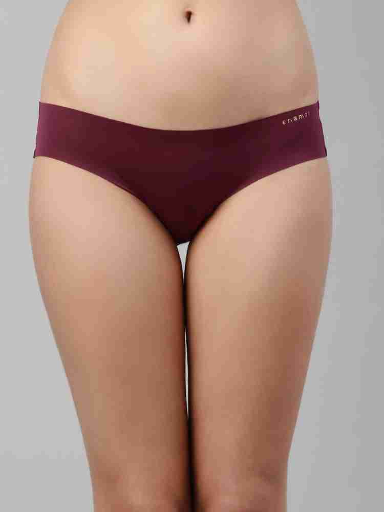 Buy Enamor Women Bikini Maroon Panty Online at Best Prices in