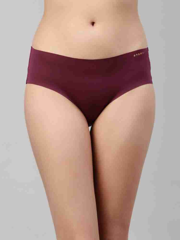 Enamor Sweat Wicking PH40 Full-Coverage Mid-Waist Nylon Elastane Seamless  Women Hipster Red, Purple Panty - Buy Enamor Sweat Wicking PH40  Full-Coverage Mid-Waist Nylon Elastane Seamless Women Hipster Red, Purple  Panty Online at