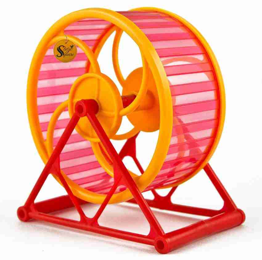 Hamster Ball Pet Running Exercise Toy Yellow Plastic Gerbil Mouse