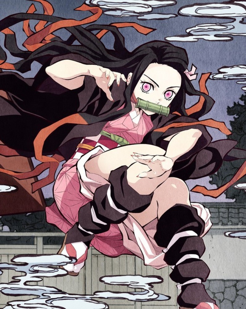 Wallpaper : Kimetsu no Yaiba, demon, Slayer, Kamado Nezuko