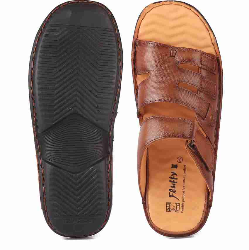 Red chief sandal sales leather