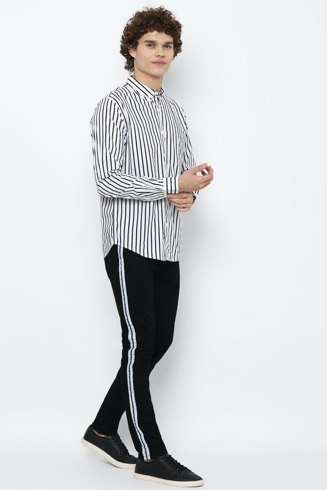 Forever 21 mens striped pants sales