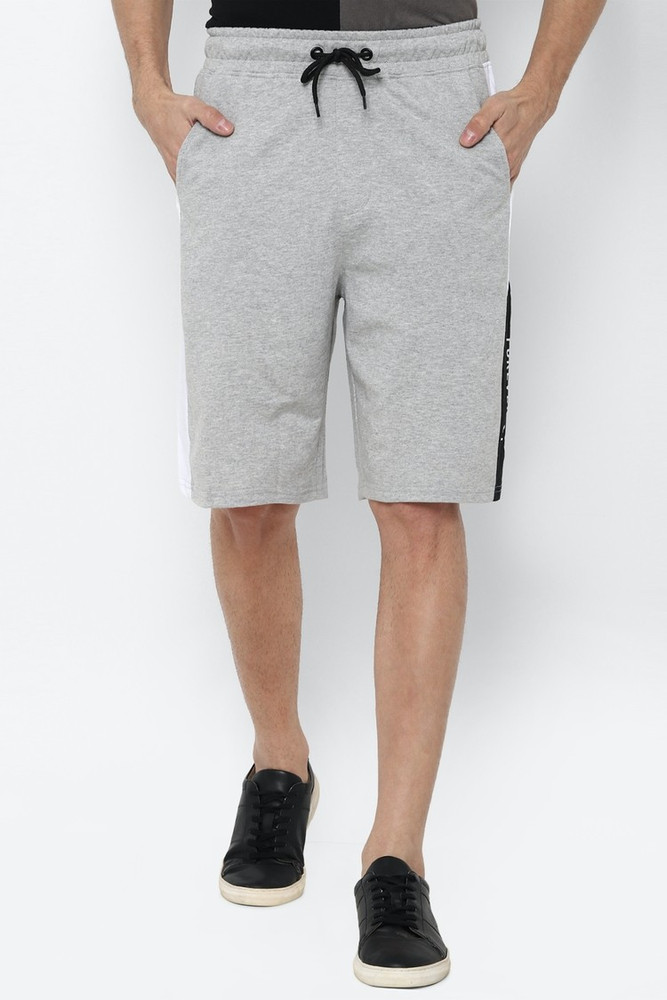 FOREVER 21 Solid Men Grey Regular Shorts Buy FOREVER 21 Solid