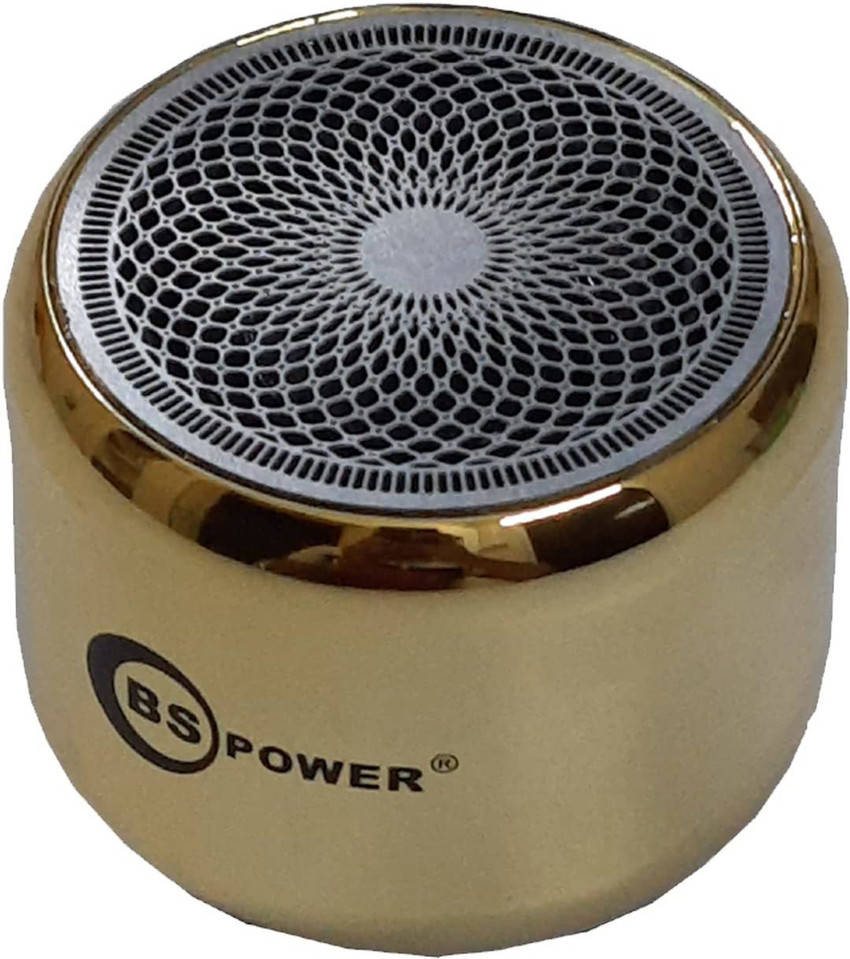 Buy bs power EZ787 Medallion Gold 5 W Bluetooth Speaker Online