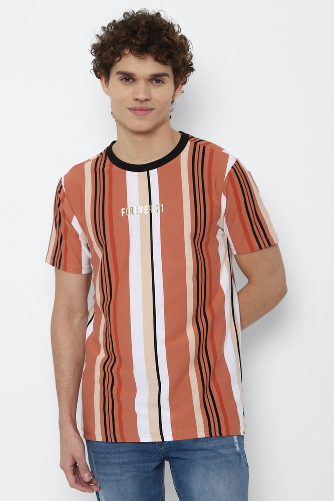Forever 21 striped t shirt clearance