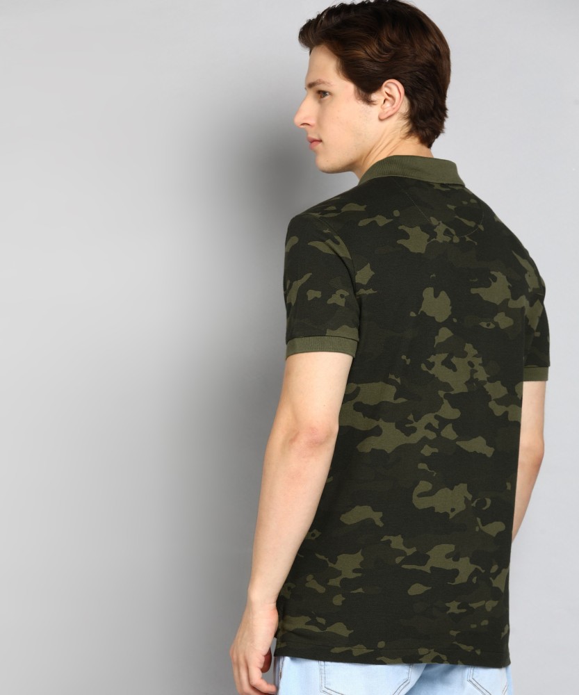 Camouflage polo t clearance shirt