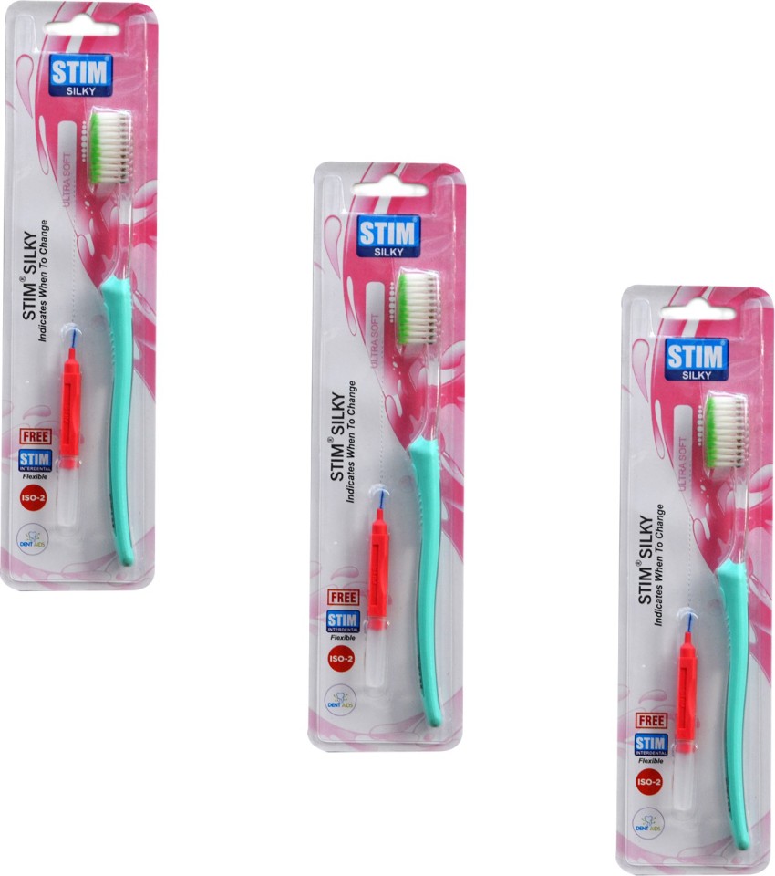 Buy Stim Silky Ultra Soft Toothbrush - Shop Online Now!