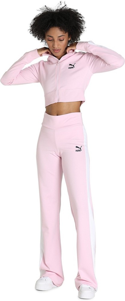 PUMA T7 Flared Pants Solid Women Black Track Pants - Buy PUMA T7 Flared  Pants Solid Women Black Track Pants Online at Best Prices in India