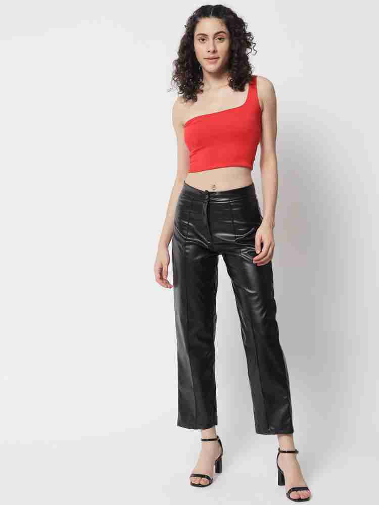 KOTTY Regular Fit Women Black Trousers - Buy KOTTY Regular Fit