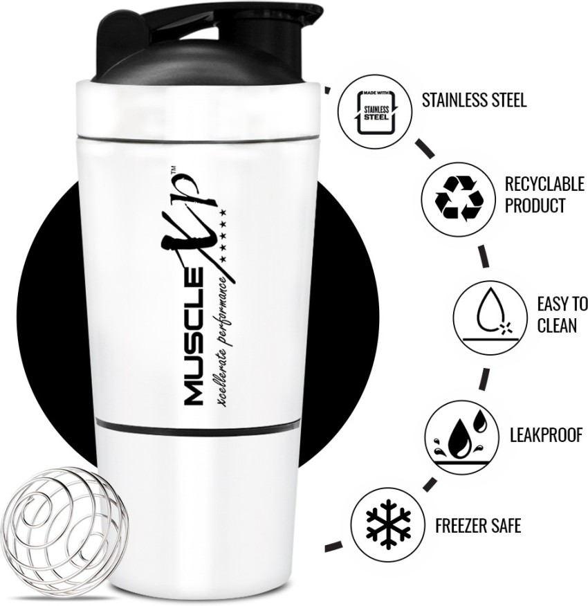 MuscleXP Gym Shaker Classic XP Mixer Stainless Steel Shaker