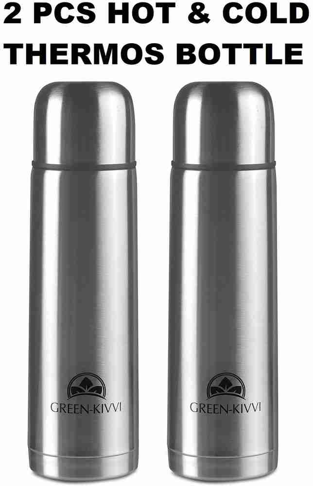 GREEN KIVVI Thermos Bottle Water Flask For 12 Hrs Hot 24 Hrs