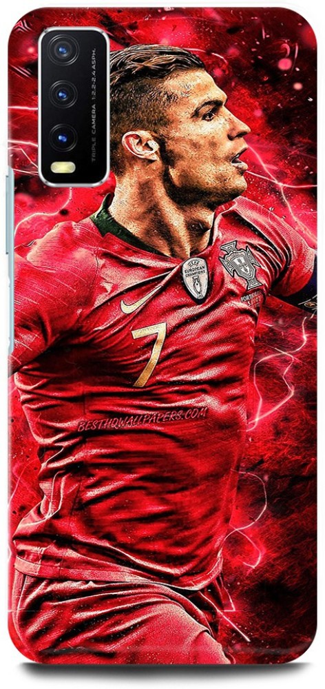 play fast Back Cover for ViVO Y12s , V2033,cristiano Ronaldo