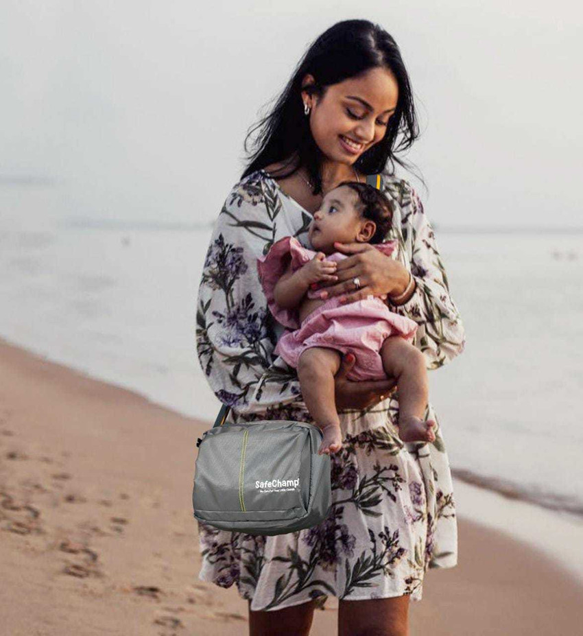 SafeChamp Amore Multipurpose Diaper Bag Cum Sling Mother Diaper Bag For Short Use. Sling Bag