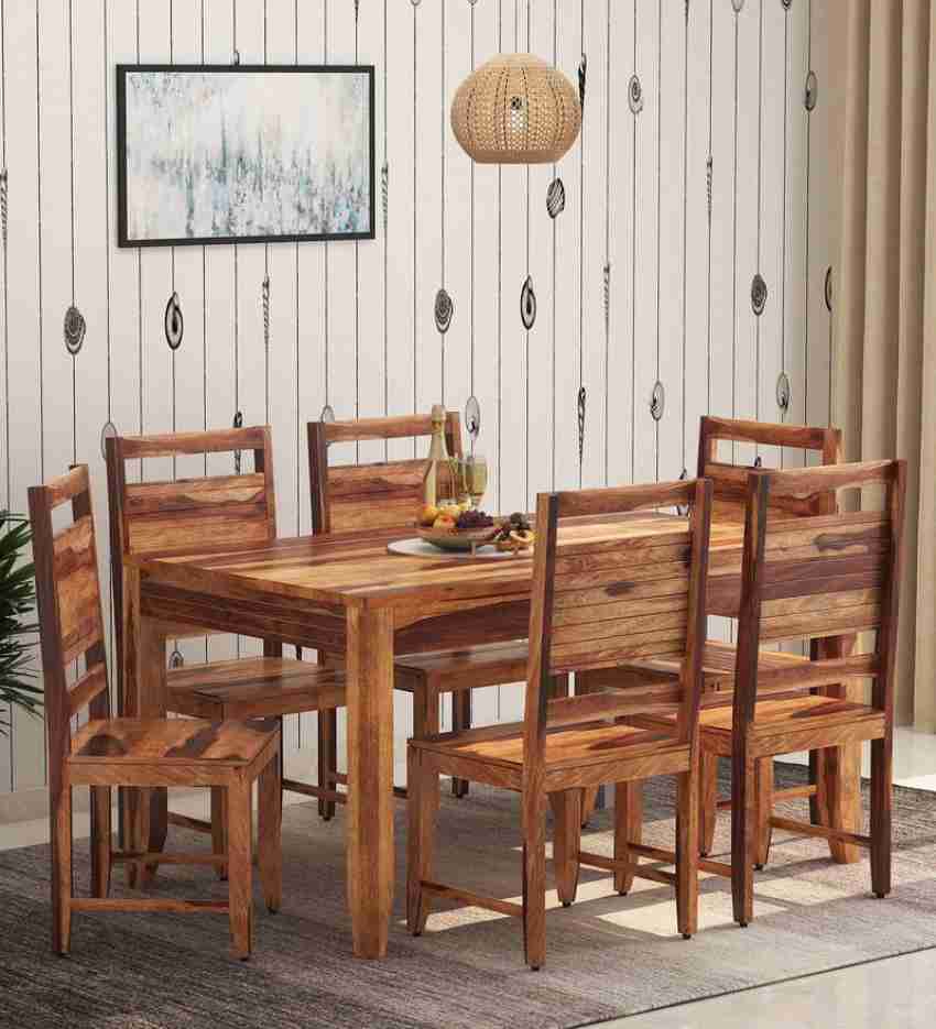 Buy Wopno Furniture 6 Seater Dining Table Set (Finish Color