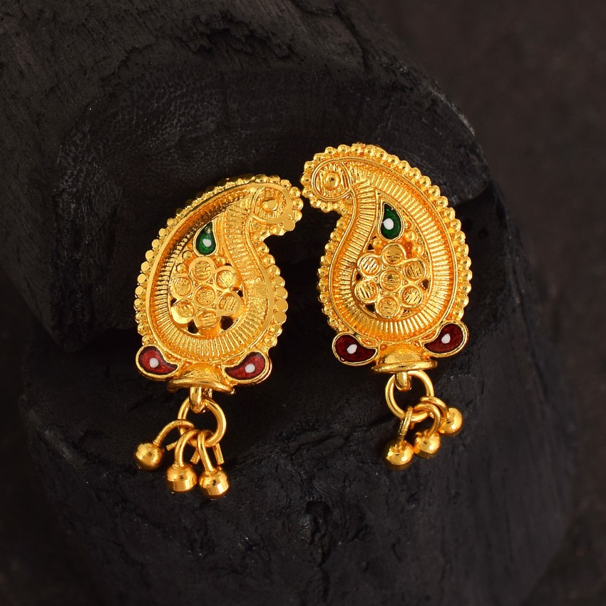 Mango design hot sale gold earrings