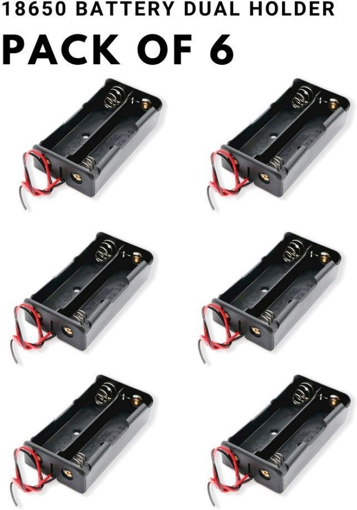 I-Birds Enterprises Lithium Battery Holder, 18650 Dual Storage Slots DIY  KIT for Power Supply Electronic Components Electronic Hobby Kit Price in  India - Buy I-Birds Enterprises Lithium Battery Holder, 18650 Dual Storage