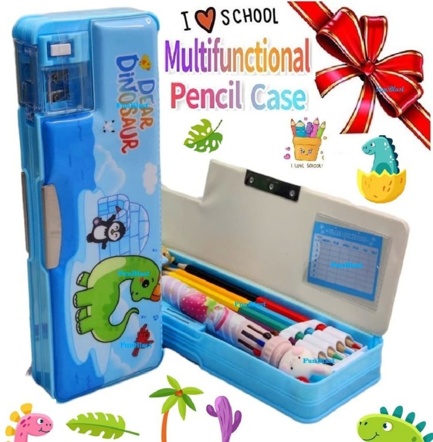 FunBlast Multifunctional Pencil Box for Kids, Space Pencil box for boys,  Kids Pencil Box for Boys & Girls, Magnetic Pencil Box for Boys, Pop up  Pencil