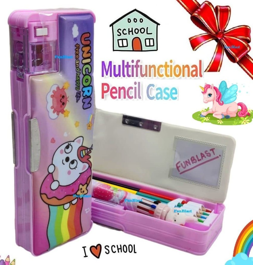Buy FunBlast Magnetic Cartoon Pencil Case, Multifunction Pen