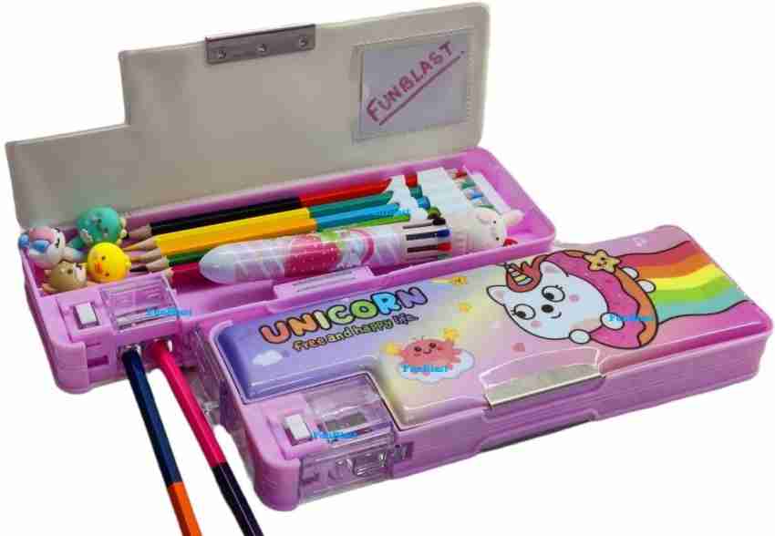 FunBlast Fish Themed Luxury Pencil Box for Kids Fish World  Art Plastic Pencil Box 