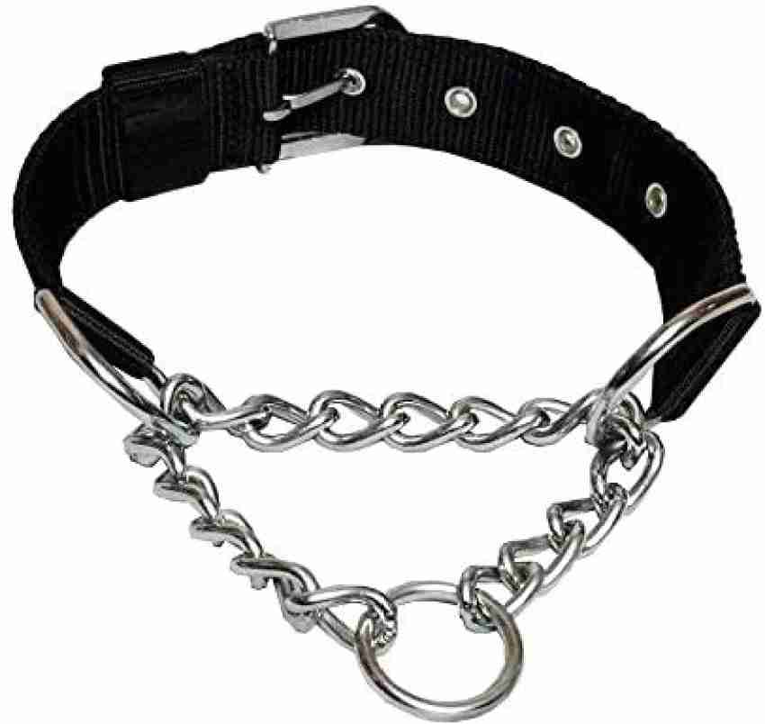 Sip Dog Choke Pet Nylon Half Chain Collar Size 1.25 inch Large Pack of 2 Dog Choke Chain Collar Price in India Buy Sip Dog Choke Pet Nylon Half Chain