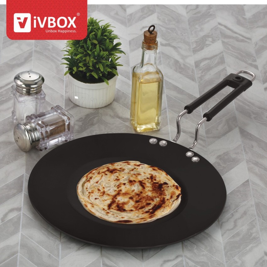 iVBOX Magic-28cm induction 3mm Thick Non Stick Tawa For Dosa and