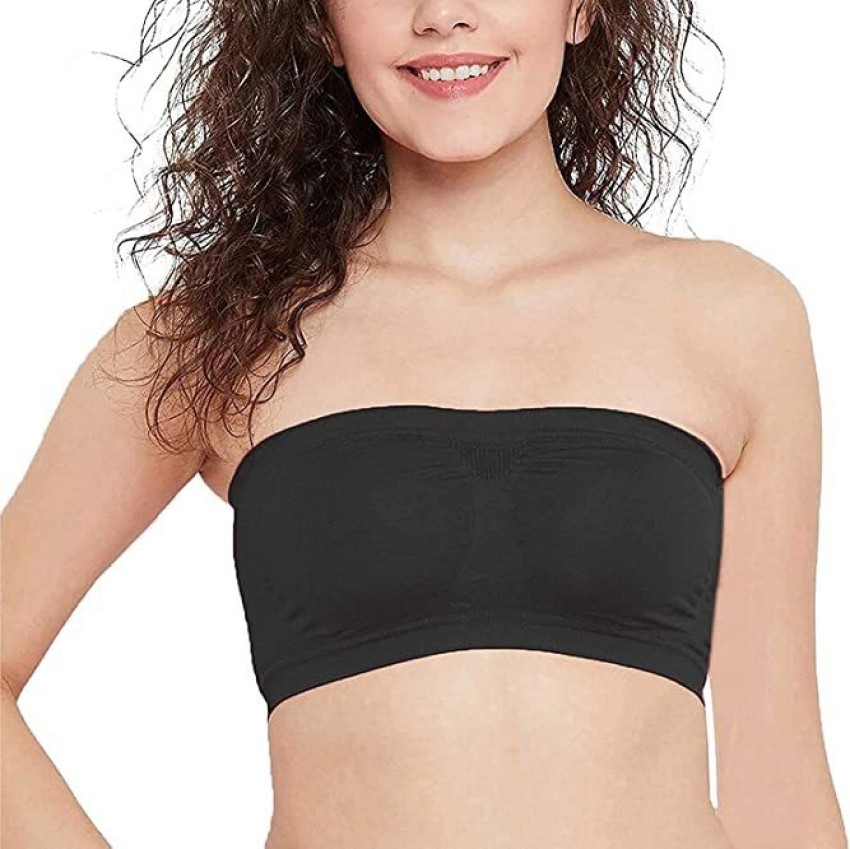 Buy Women's Tube Bra, Multicolor Wirefree, Strapless, Non Padded