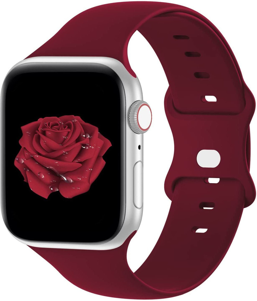 Burgundy apple on sale watch strap