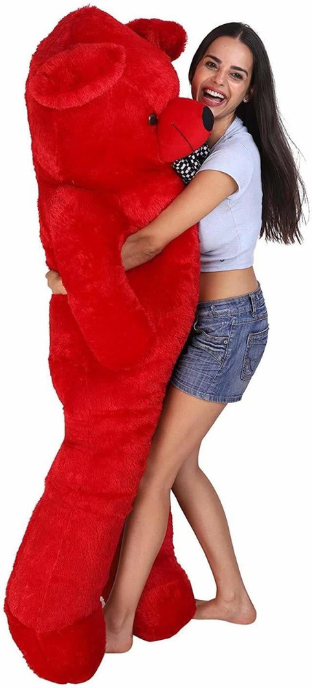 Kiddie Castle Teddy Bear Red Colors Size 4 Feet 48 inch Teddy