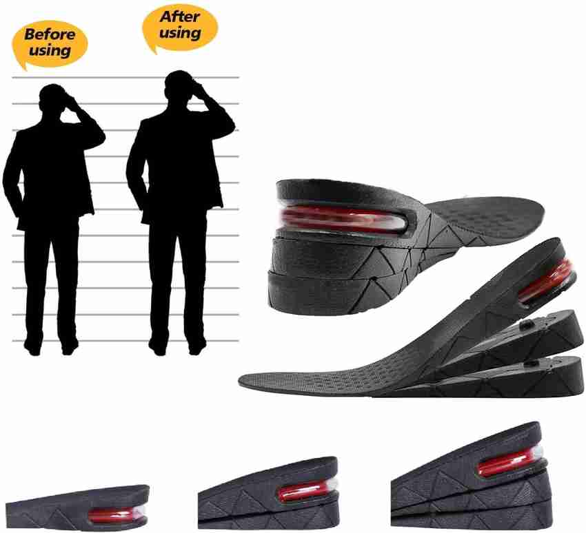 Jwxno Height Increase Insole 3 Layer Air Cushion Heel Shoes Insole