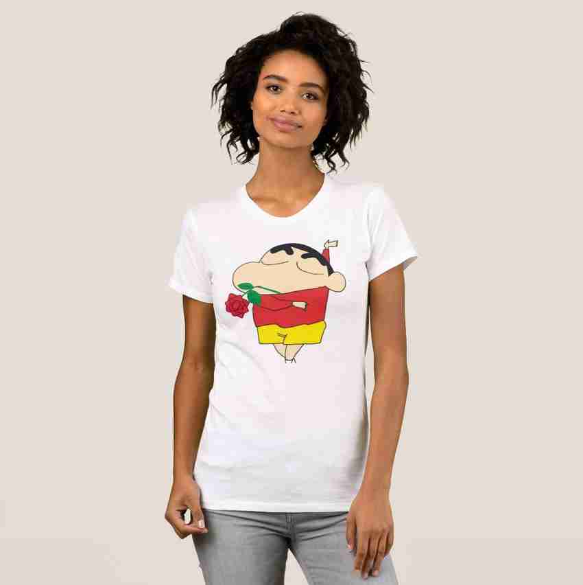 Shinchan t shirt online for girl hotsell