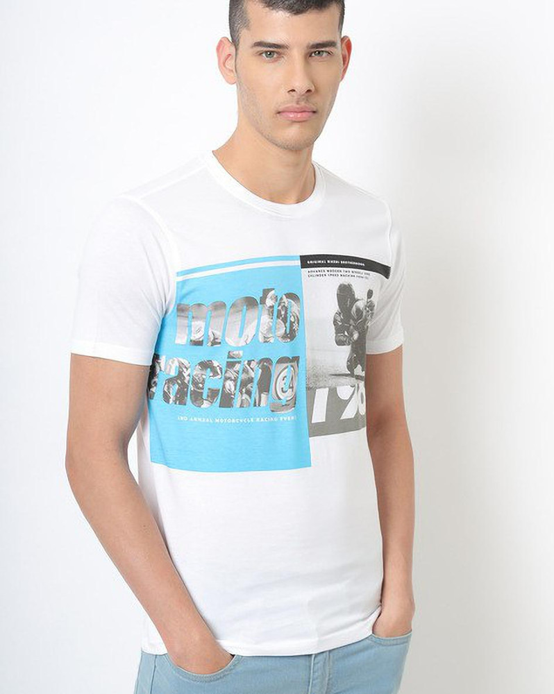 dnmx Printed Men Crew Neck White T Shirt Buy dnmx Printed Men Crew Neck White T Shirt Online at Best Prices in India Flipkart