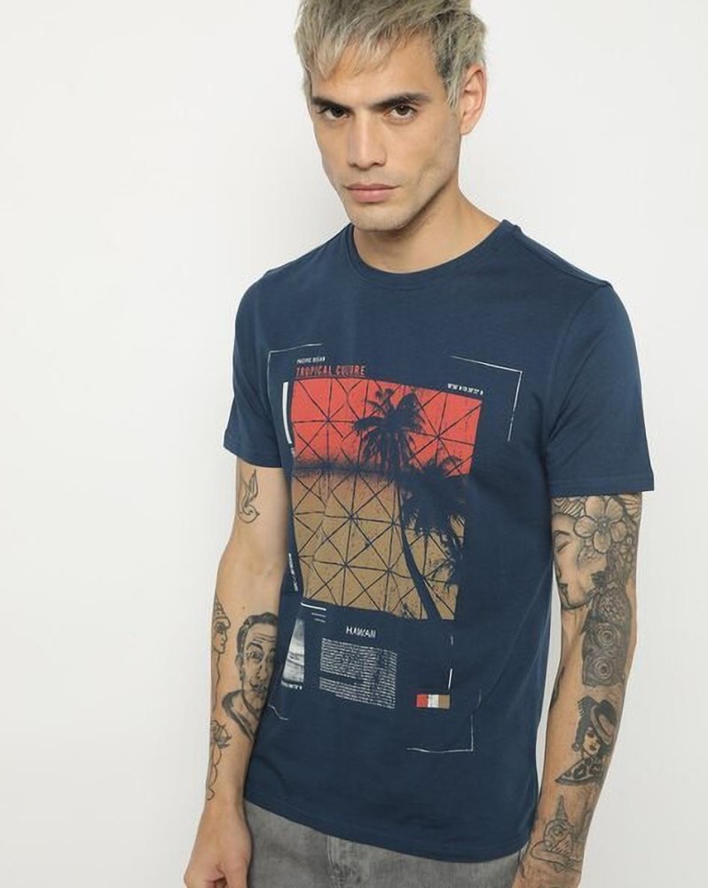 Buy Blue Tshirts for Men by DNMX Online