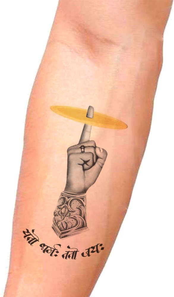 Jay Shree Kirshna  God Tattoo Designs on Wrist  Ace Tattooz