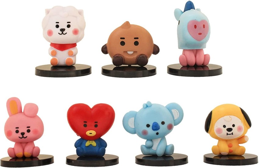 gtrp BT21 Tiny Tans (Set of 7)| BTS / BT21 Merchandise for BTS