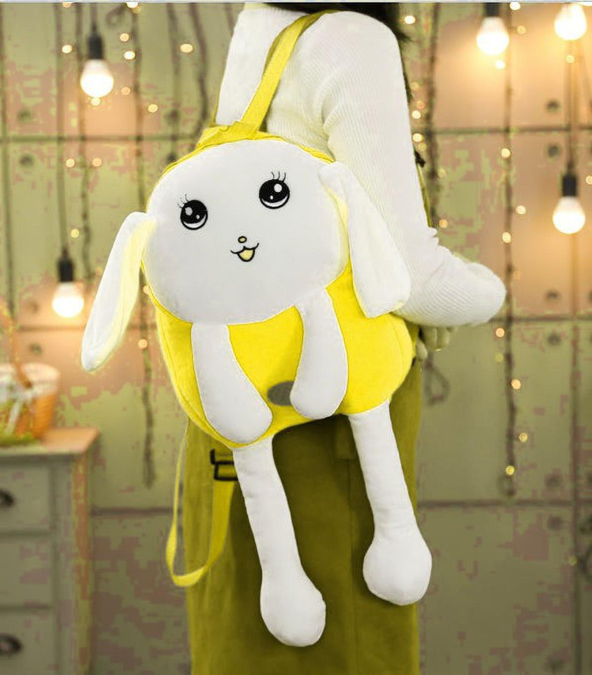 Rabbit plush store backpack