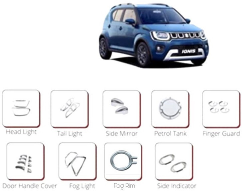 Chrome accessories hot sale for ignis