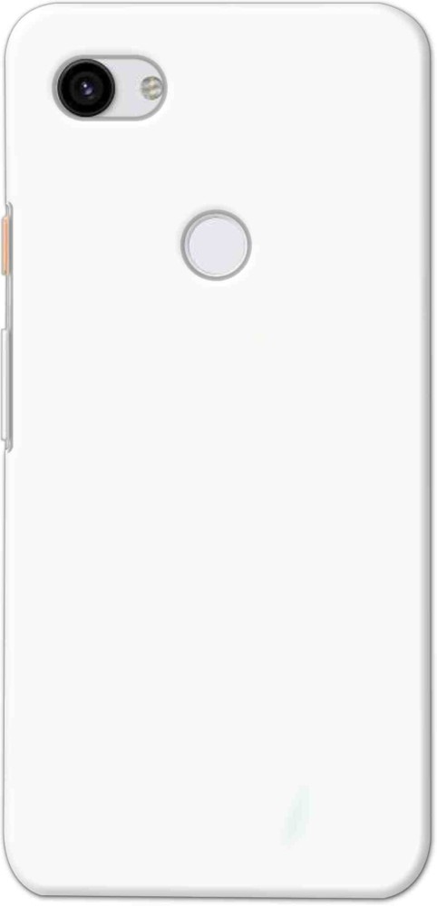 NDCOM Back Cover for Google Pixel 3A XL Plain White Printed