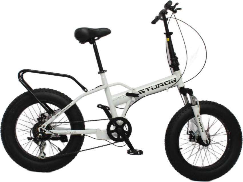 Sturdy Bikes 20 inch foldable fat bike with 7 speed shimano gears