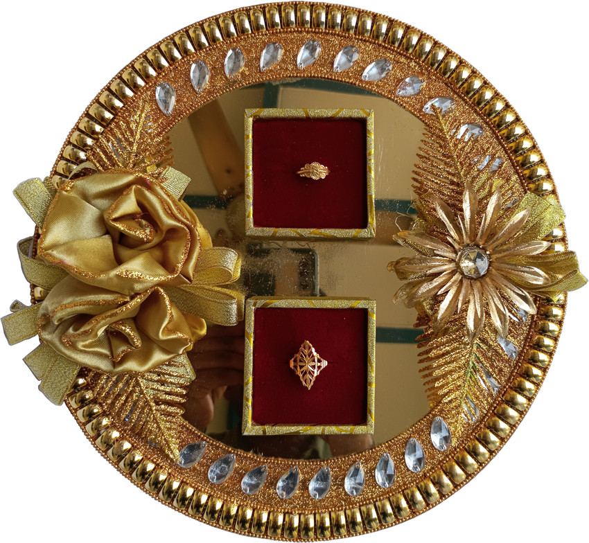Lerexme Engagement Shadi Nikah Sagai Ceremony Decorative thali