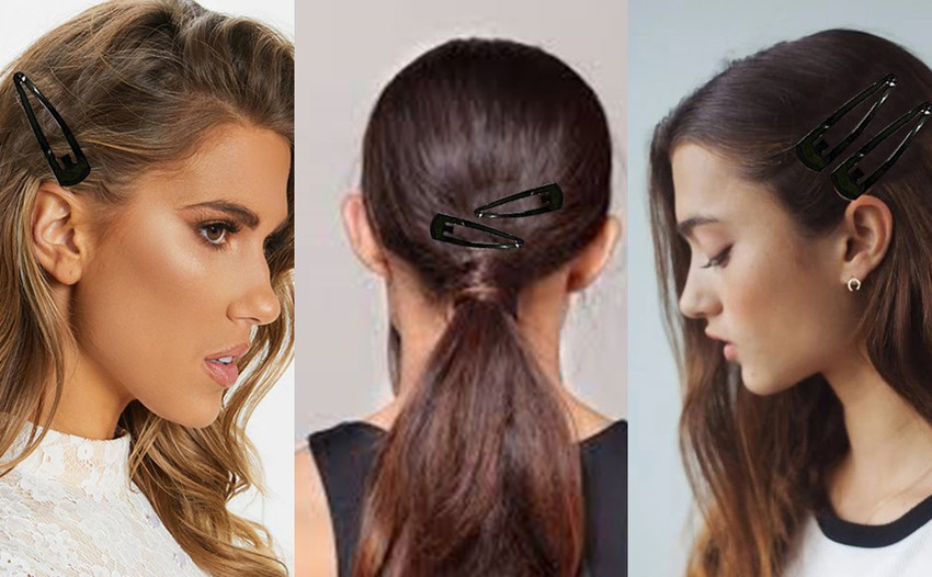 Hair styles with tic deals tac clips
