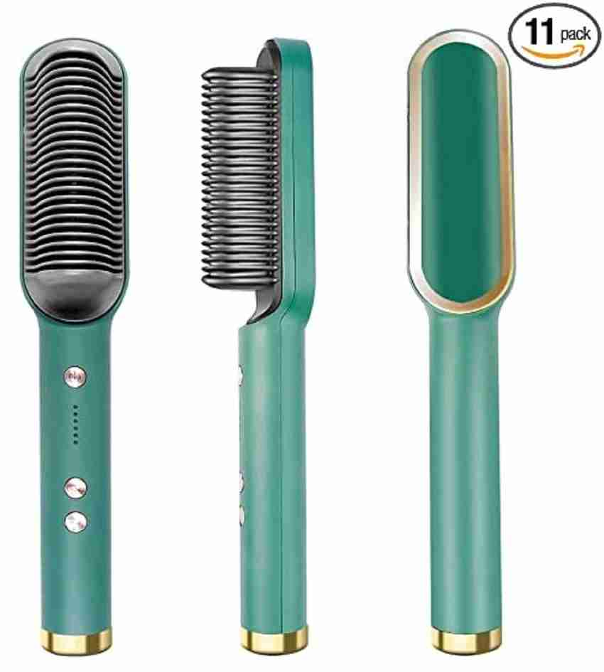 Hair straightener hot sale comb