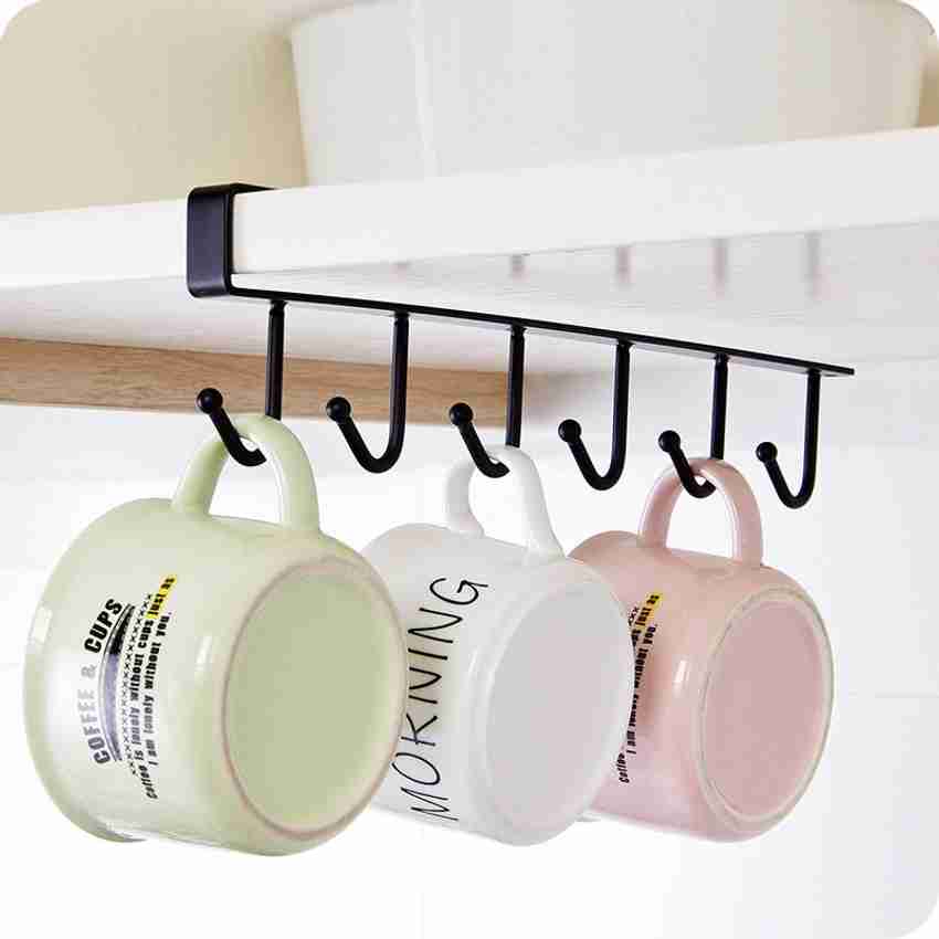 Under cupboard mug rack on sale