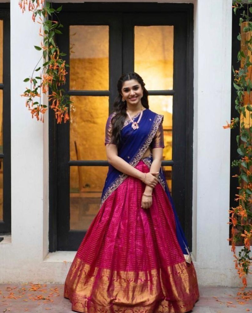 Semi stitched hot sale lehenga flipkart