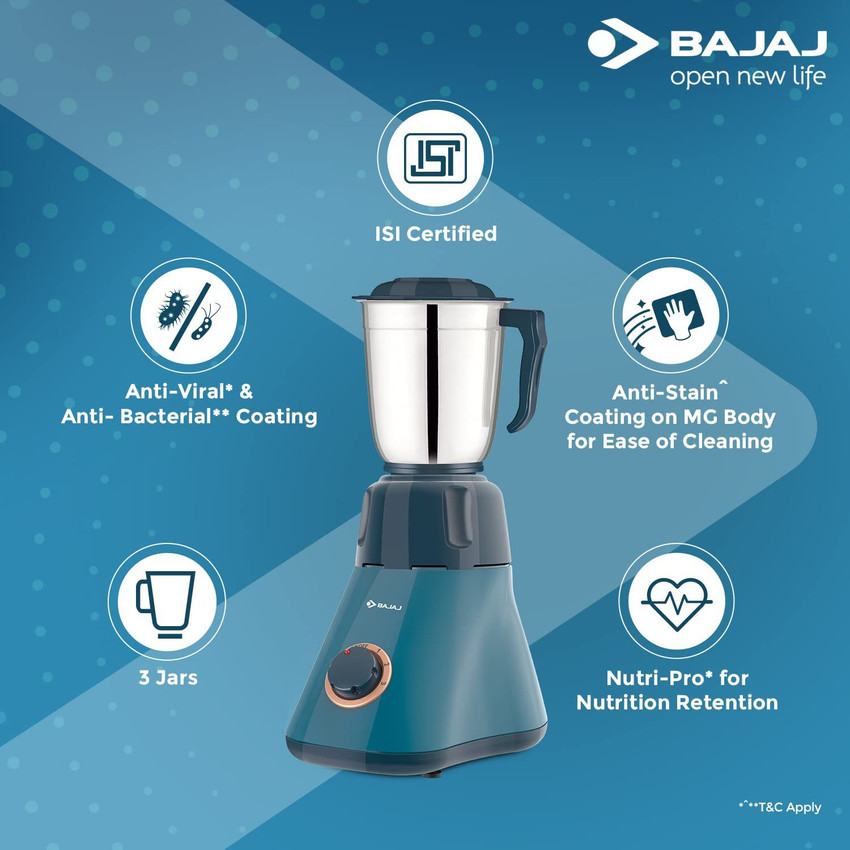 Bajaj mixer grinder 550w price sale