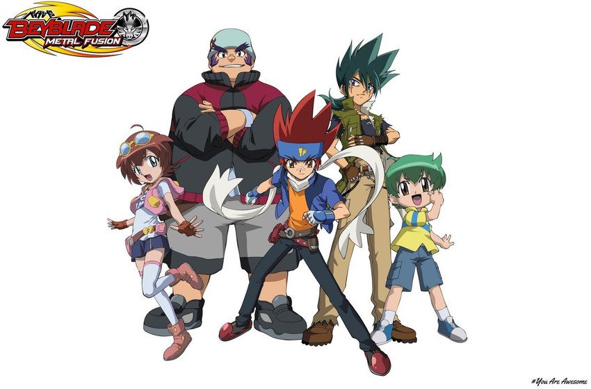 Classic Beyblade Metal Fusion Anime Canvas Art and Wall Art Poster