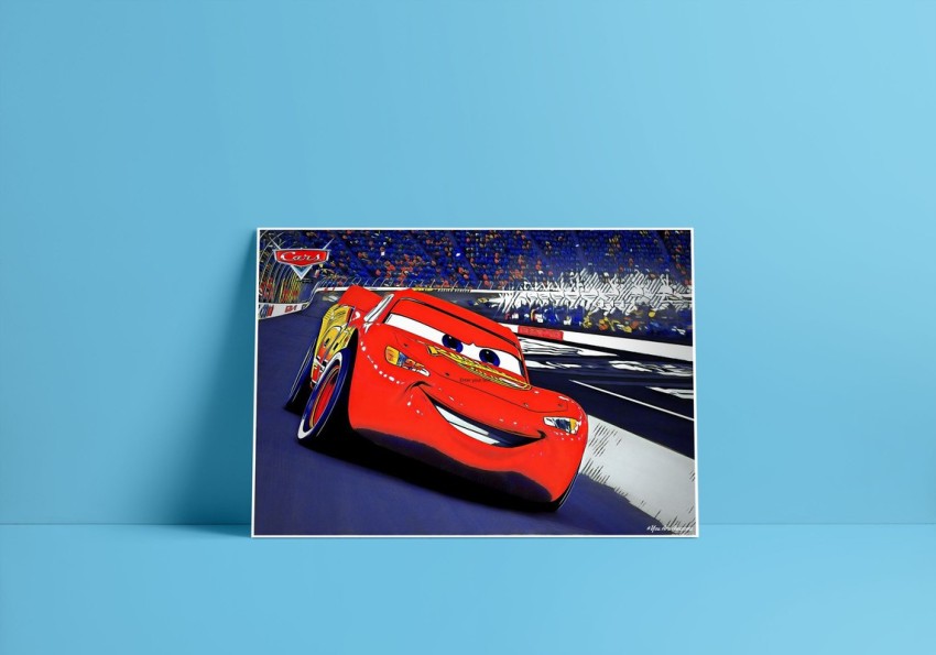 YAA Cars Movie Art Effect Poster 18inchx12inch Photographic