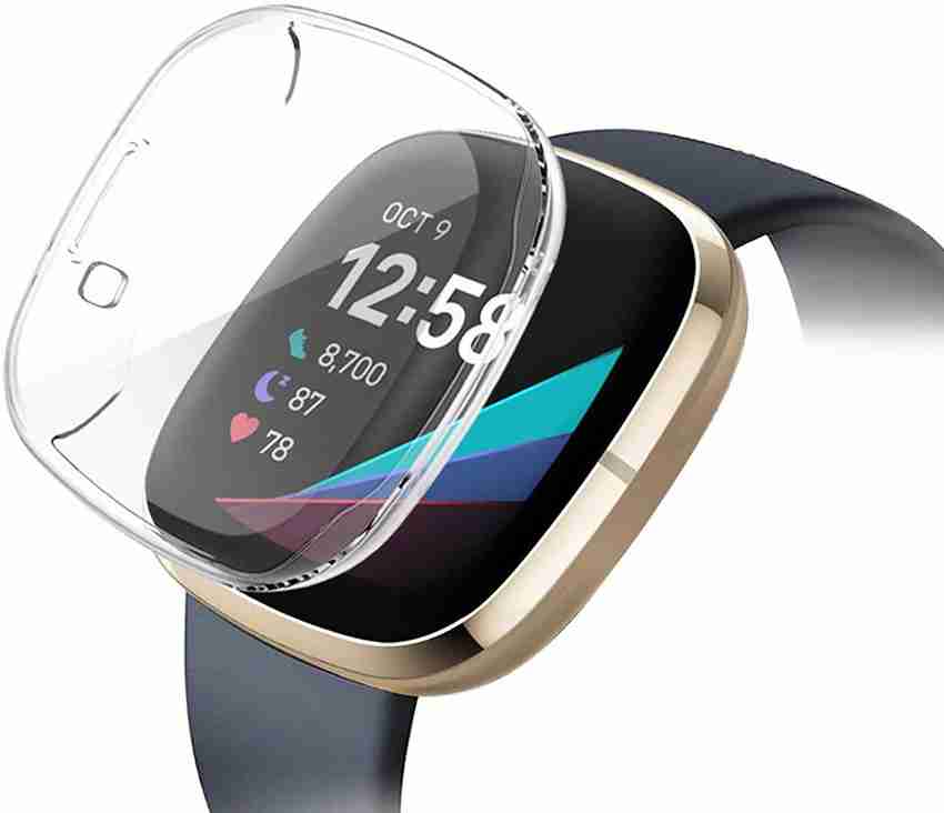 TASLAR Screen Guard for Fitbit Versa 3 Fitbit Sense Soft TPU