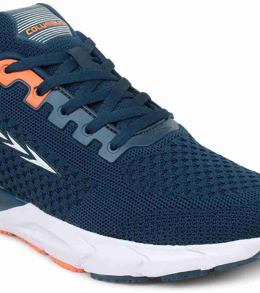 COLUMBUS ENERGY Turquoise Blue Orange Sports Running Shoes For Men Buy COLUMBUS ENERGY Turquoise Blue Orange Sports Running Shoes For Men Online at Best Price Shop Online for Footwears in India