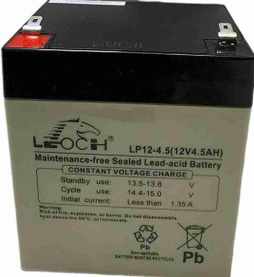 Leoch LP 12-4.5 12V 4.5Ah AGM Solar Battery Price in India - Buy Leoch LP  12-4.5 12V 4.5Ah AGM Solar Battery online at