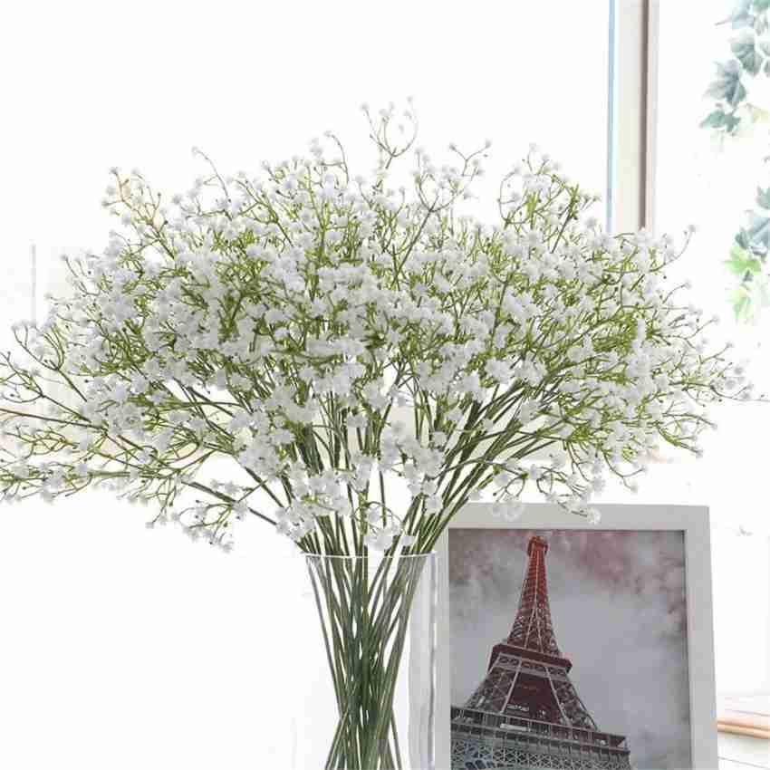 SATYAM KRAFT 3 Pcs Artificial Babys Breath Gypsophila Flower